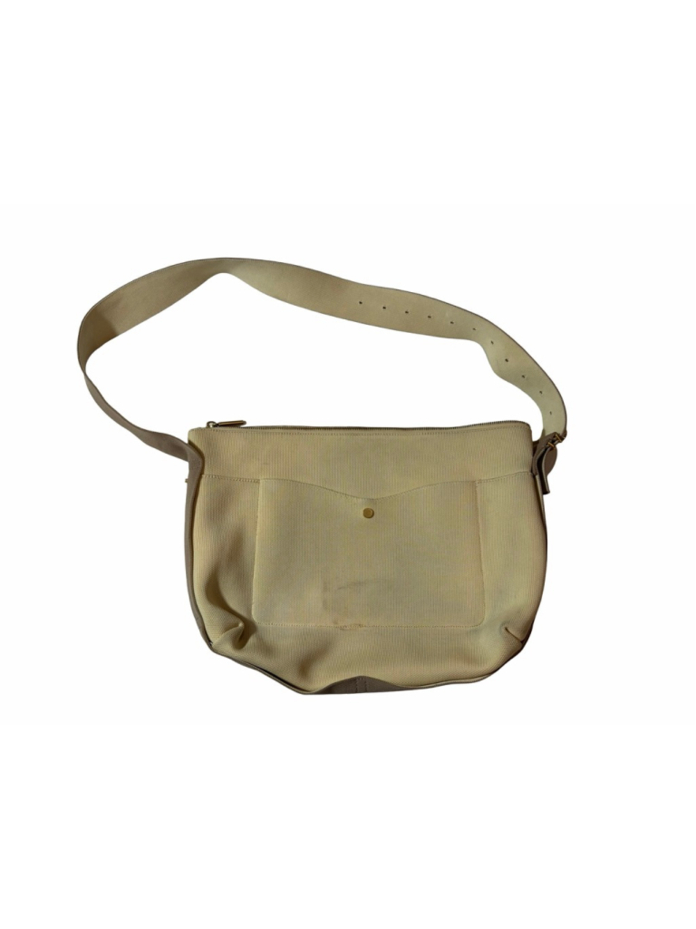 Cuyana Recycled Sling Bag Beige Knit Crossbody Shoulder Purse
(Marks)